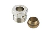 Grzejniki i zawory - Danfoss Compression fitting 1/2" x 12 mm copper/steel - 013G4112