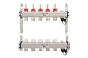 Ogrzewanie podlogowe - Salus Floor heating manifold 6 slings with flowmeter - GVM-F 6