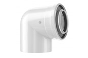Kotly i kominy - Bosch elbow concentric 87° dn80/125 - 7738112648
