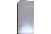 Grzejniki i zawory - Gabotherm End piece right light grey - 334626002