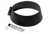 Kotly i kominy - Metalbestos storm collar ø230/130 black with silicone - 317641231