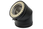 Kotly i kominy - Metalbestos wood 150 mm elbow 45° - 317523151
