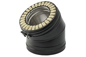 Kotly i kominy - Metalbestos wood 130 mm elbow 30° - 317522131