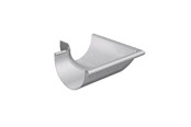 Dach i elewacja - Rheinzink corner external 90° for half-round gutter 333x0.7m - 1115319