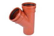 Produkty kanalizacyjne - Wavin Wafix pp branch rd 110/110x45° - 1553446