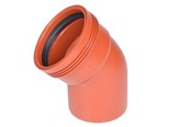 Produkty kanalizacyjne - Wavin Wafix pp bend rd 160x45° - 1553352