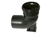 Produkty kanalizacyjne - Purus Bend 110x225x145 mm 87 ° black - 192855-110