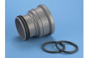 Produkty odwadniajace - Wavin adaptor pp/ht 110 mm grå - 1452480