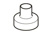 Produkty odwadniajace - Geberit Reducer pe-hd d90/50 concentric - 366.560.16.1