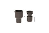 Produkty odwadniajace - Unidrain Outlet unit w/vertical outlet Ø75 mm incl. water trap corner drain - 2412.0075
