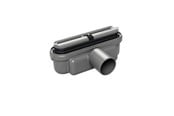 Produkty odwadniajace - Unidrain Outlet unit w/horizontal outlet Ø50 mm incl. water trap and extra low installation height - 1418.0050