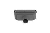 Produkty odwadniajace - Unidrain Outlet unit w/horizontal outlet Ø50 mm incl. water trap - 1411.0050