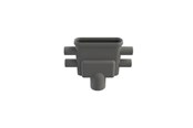Produkty odwadniajace - Unidrain Outlet unit w/vertical outlet Ø75 mm incl. water trap and fire horizontal side inlets Ø40 mm - 1414.0075