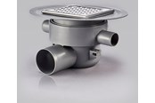 Produkty odwadniajace - Purus multiflex w/grate horizontal 75 mm - 153482-113