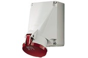 Material CEE - Mennekes wall socket 4 pole 63A 400V IP44 1141A - 1141A