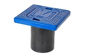 Produkty zaopatrzenia w wode - Avk Surface box avk blue 180x180mm - 040072510900