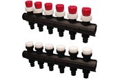 Ogrzewanie podlogowe - Uponor vario plus manifold q&e w. valve ls 6x q&e 20x2.0 - 1032705