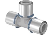 Systemy Alu pex - Uponor s-press composite tee 75 x 75 x 75 mm - 1032888