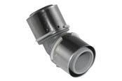Systemy Alu pex - Uponor press composite elbow 45° ppsu 40-40 - 1046388