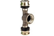 Systemy Alu pex - Viega Raxofix T-piece 25 x 3/4" x 25 mm gunmetal - 647155