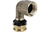 Systemy Alu pex - Viega Raxofix transition bend 90° 25 x 3/4" socket/socket gunmetal - 646134