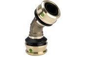 Systemy Alu pex - Viega Raxofix bend 45° 25 gunmetal / glossy - 647070