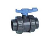 Rury i ksztaltki z tworzyw sztucznych - +GF+ Ball valve 22i pvc/epdm d63 - VSA22I630