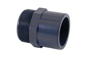 Rury i ksztaltki z tworzyw sztucznych - Gavatec Pvc male thread 75 mm x 2 - 61294074