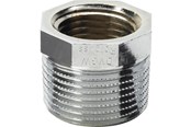 Zlaczki gwintowane - Viega Nipple socket 1/2" x 3/8" chrome plated gunmetal - 447991