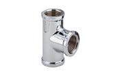 Zlaczki gwintowane - Viega T-piece 1/2" brass chrome-plated - 105525