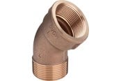 Zlaczki gwintowane - Viega Bend 45° sleeve/nipple 2" gunmetal - 650711