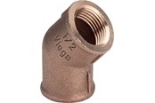Zlaczki gwintowane - Viega Bend 45° socket/socket 1/2" gunmetal - 320690