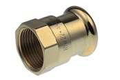 Rury cisnieniowe i zlaczki - Vsh Fabrieken Xpress copper straight connector vsh female / female 22mmx3 / 4 cu - 38092