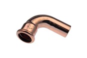 Rury cisnieniowe i zlaczki - Vsh Fabrieken Xpress copper elbow 90 deg. fø 15 - 38318
