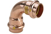 Rury cisnieniowe i zlaczki - Viega Profipress G bend 90° 15 Copper/bright 345464 - 345464