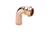 Rury cisnieniowe i zlaczki - Viega Profipress G bend 90° 15 Copper/bright 345532 - 345532