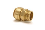 Rury i ksztaltki miedziane - Broen Straight male connector. push-fit x bsp taper male thread 22mm x 3/4 - 45292
