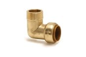 Rury i ksztaltki miedziane - Broen Male elbow. push-fit x bsp taper male thread 15 mm * 1/2 - 45561