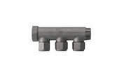 Systemy PEX - Pettinaroli manifold 3 outlets tea 15 mm bi-203pt-15/10 - BI-203PT-15/10