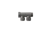 Systemy PEX - Pettinaroli manifold 2 outlets tea 15 mm - BI-202PT-15/10