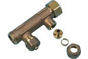 Systemy PEX - Uponor manifold male female thread pex wtr dr 3/4mt/ft 2x15 c/c50mm - 1036245