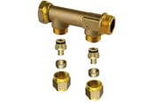 Systemy PEX - Uponor aqua plus manifold male swivel wtr pex dr 3/4mt/sn 2x15c/c50mm - 1067753