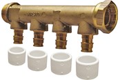 Systemy PEX - Uponor q&e manifold male thread swivel nkb dr 3/4mt/sn 3x15 c/c35mm - 1026027