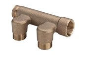 Systemy PEX - Viega Distribution pipe 3/4" - 2 gunmetal - 104658