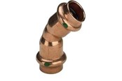 Rury cisnieniowe i zlaczki - Viega Profipress bend 45° 15 Copper/bright 292348 - 292348