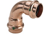 Rury cisnieniowe i zlaczki - Viega Profipress bend 90° 28 Copper/bright 291525 - 291525