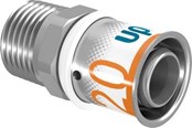 Systemy Alu pex - Uponor s-press plus adapter male thread 20 mm x 12 - 1070504
