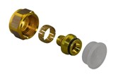 Ogrzewanie podłogowe - Uponor vario compression adapter pex 16x1.8/2.0-g3/4ft euro - 1065284