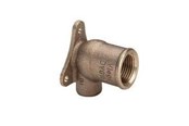 Rury i ksztaltki miedziane - Viega Deck angle with wall flange 15 mm x 1/2" gunmetal - 101275