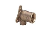 Rury i ksztaltki miedziane - Viega Deck angle with wall flange 12 mm x 1/2" gunmetal - 103958